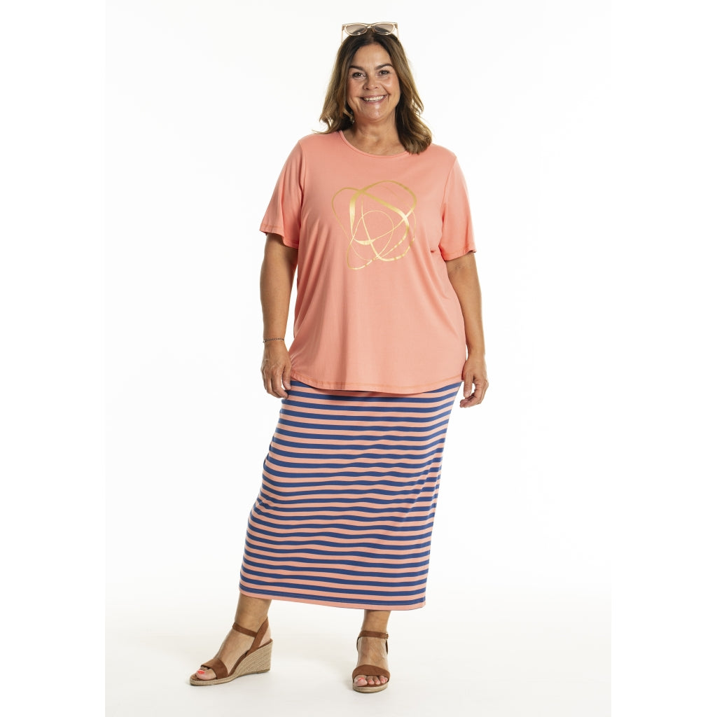 Gozzip Woman GPennie Skirt Skirt Coral/Blue