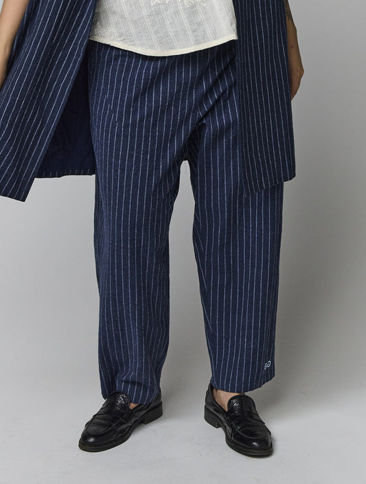 Gozzip Woman GPetra Pants Pants Navy/white striped