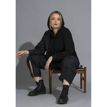 Gozzip Woman GRose Hoodie Hoodie Black