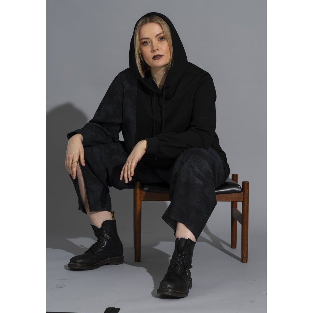 Gozzip Woman GRose Hoodie Hoodie Black