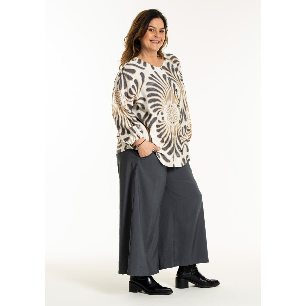 Gozzip Woman GRuby Pants Pants Charcoal