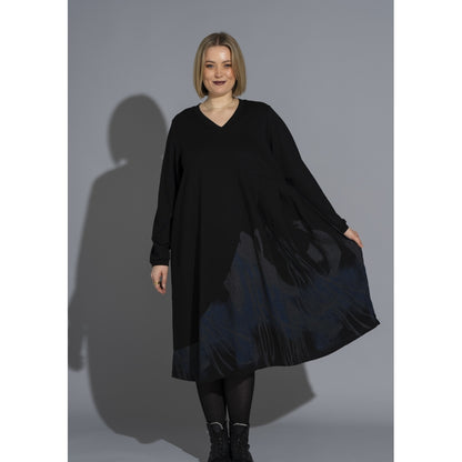 Gozzip Woman GSienna Mix Dress Dress Black