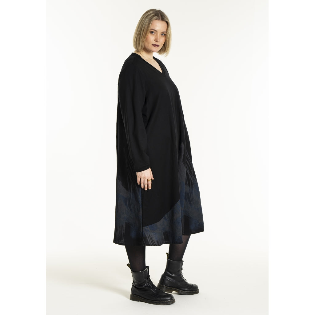 Gozzip Woman GSienna Mix Dress Dress Black