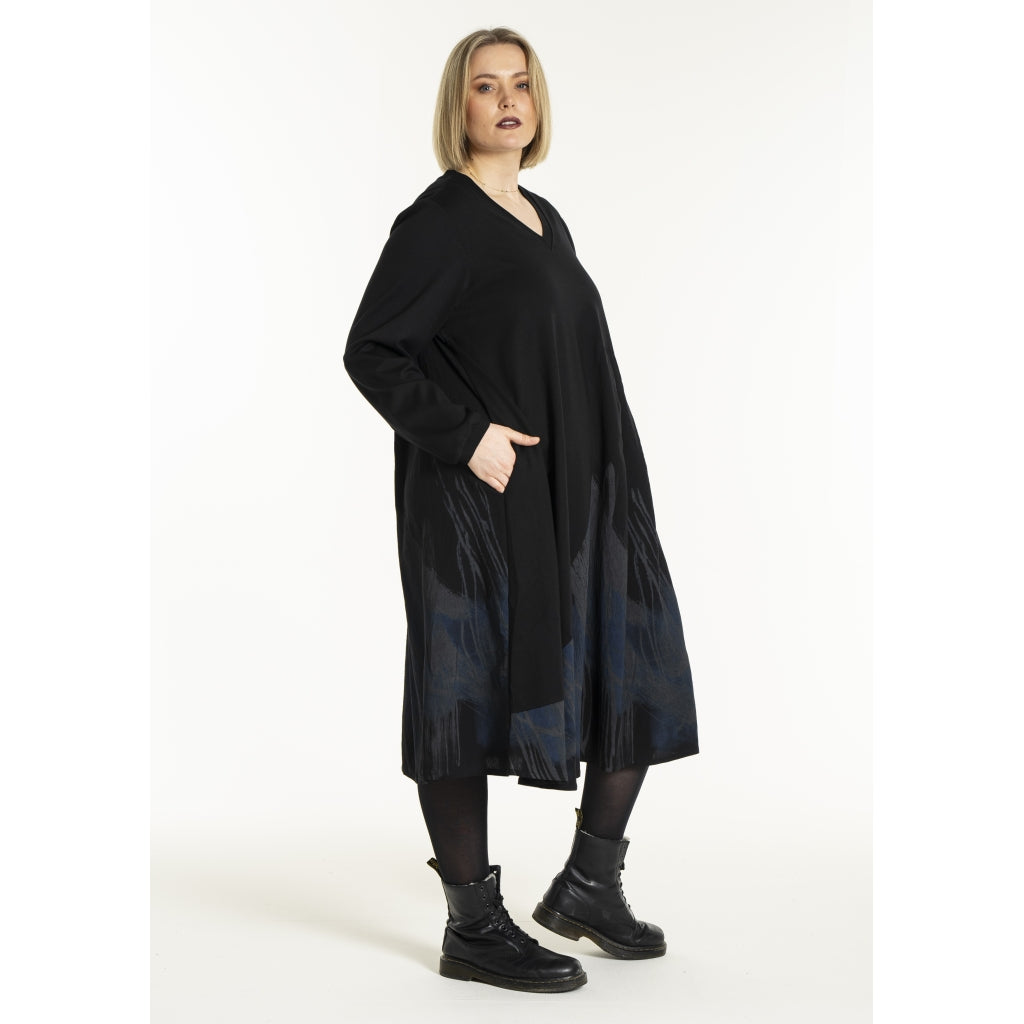 Gozzip Woman GSienna Mix Dress Dress Black