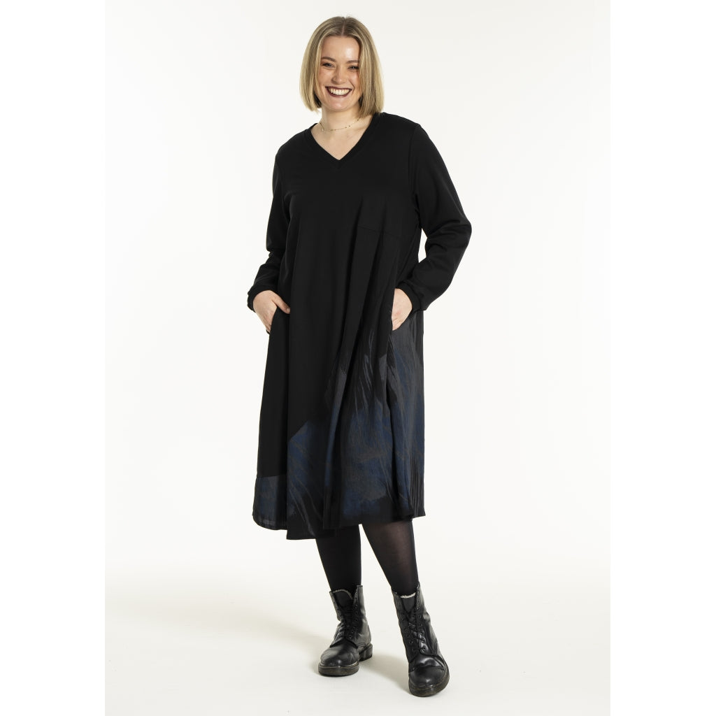 Gozzip Woman GSienna Mix Dress Dress Black