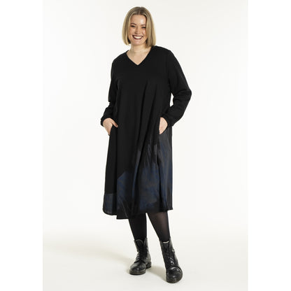 Gozzip Woman GSienna Mix Dress Dress Black