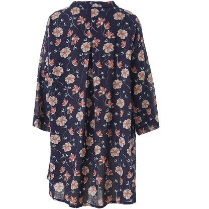 Gozzip Woman GSkuld Tunic Tunic Navy Print