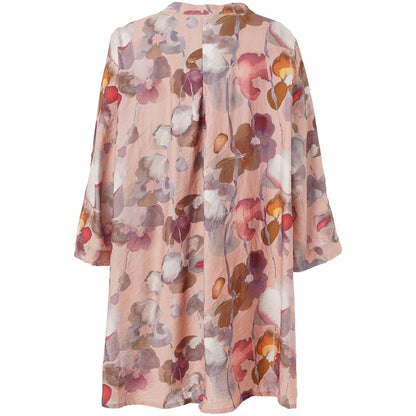 Gozzip Woman GSkuld Tunic Tunic Dusty rose with large flowers