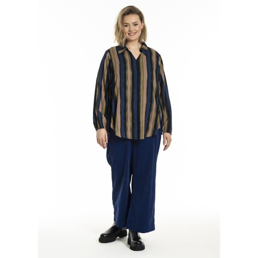 Gozzip Woman GSophia Shirt Blouse Shirt Blouse Multi colour stripes