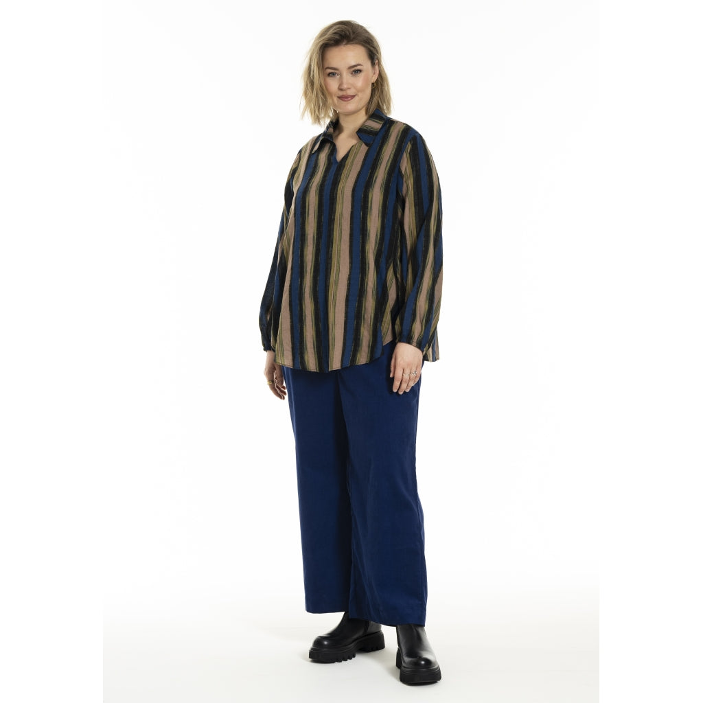 Gozzip Woman GSophia Shirt Blouse Shirt Blouse Multi colour stripes