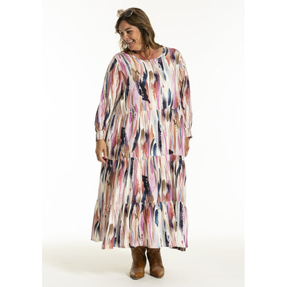 Gozzip Woman GSussie Long Dress Long Dress Multi color print