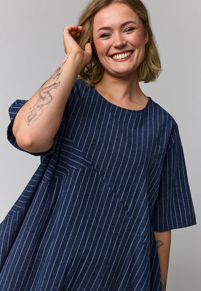 Gozzip Woman GTovea Dress Dress Navy/white striped