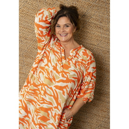 Gozzip Woman GValdis Dress Dress Coral-Beige