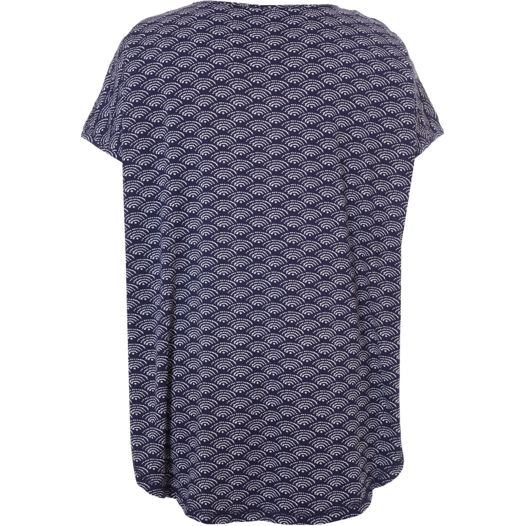 Gozzip Woman Gitte T-shirt with print T-Shirt Navy Print