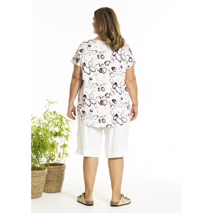 Gozzip Woman Gitte T-shirt with print T-Shirt Off-White Print