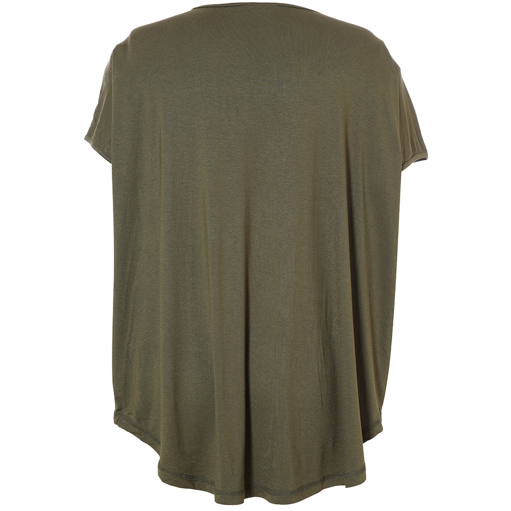 Gozzip Woman Gitte T-shirt with print T-Shirt Olive
