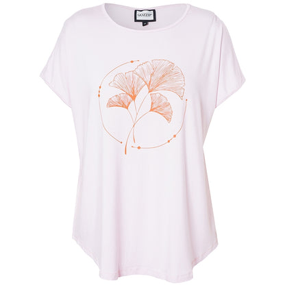 Gozzip Woman Gitte T-shirt with print T-Shirt Rose
