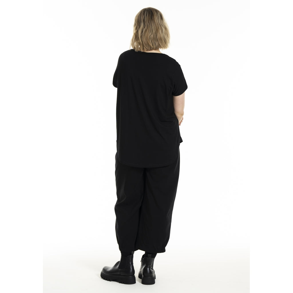 Gozzip Woman Gitte T-shirt with print T-Shirt Black