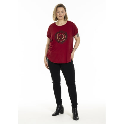 Gozzip Woman Gitte T-shirt with print T-Shirt Scarlet