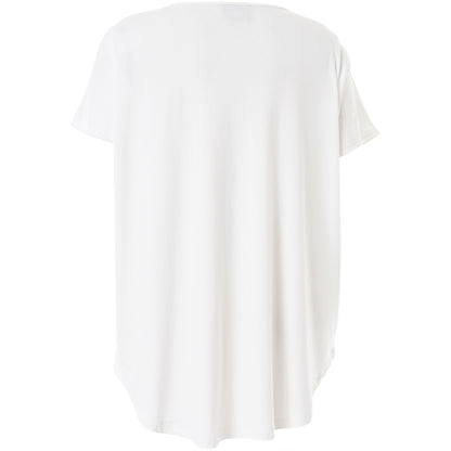 Gozzip Woman Gitte T-shirt with print T-Shirt White