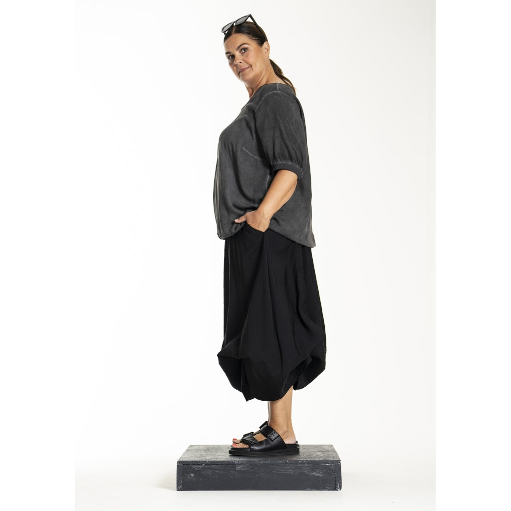 Gozzip Woman Glena Blouse Blouse Washed black