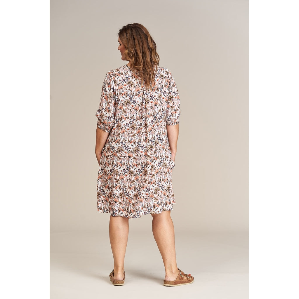 Gozzip Woman Jenny Shirt Tunic Shirt Tunic Dusty peach print