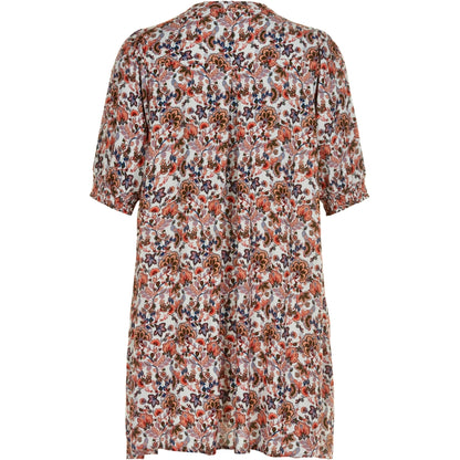 Gozzip Woman Jenny Shirt Tunic Shirt Tunic Dusty peach print