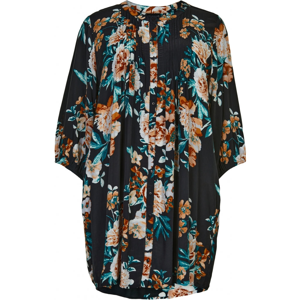 Gozzip Woman Johanne Shirt Tunic Shirt Tunic Black printed