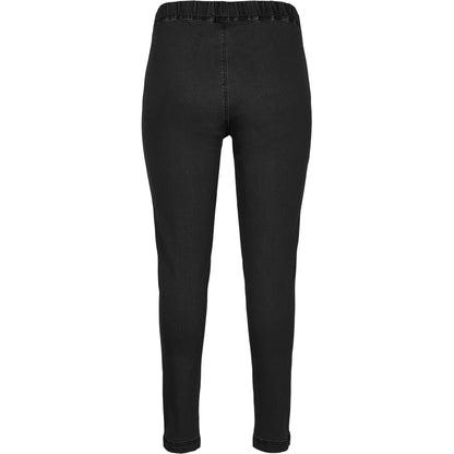 Gozzip Woman Maya Denim Leggings Leggings Black denim