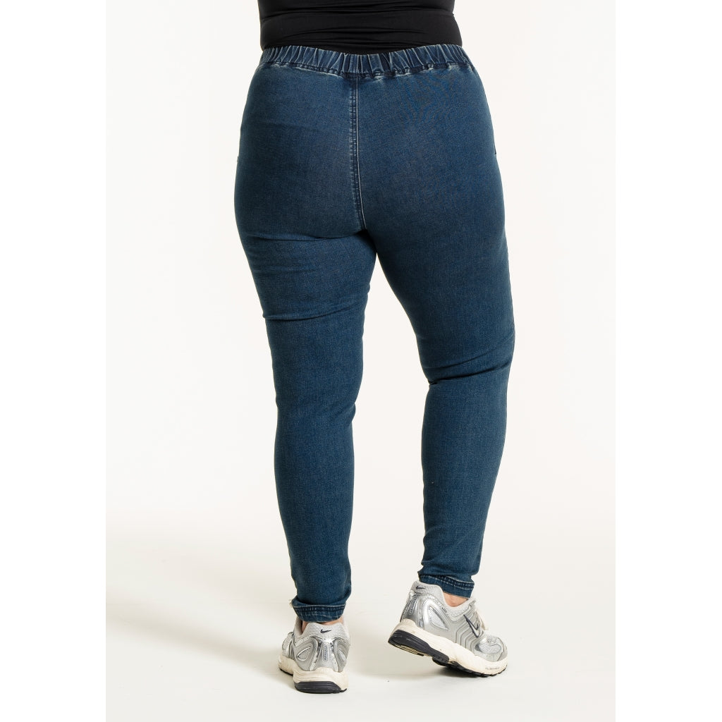 Gozzip Woman Maya Denim Leggings Leggings Dark blue denim