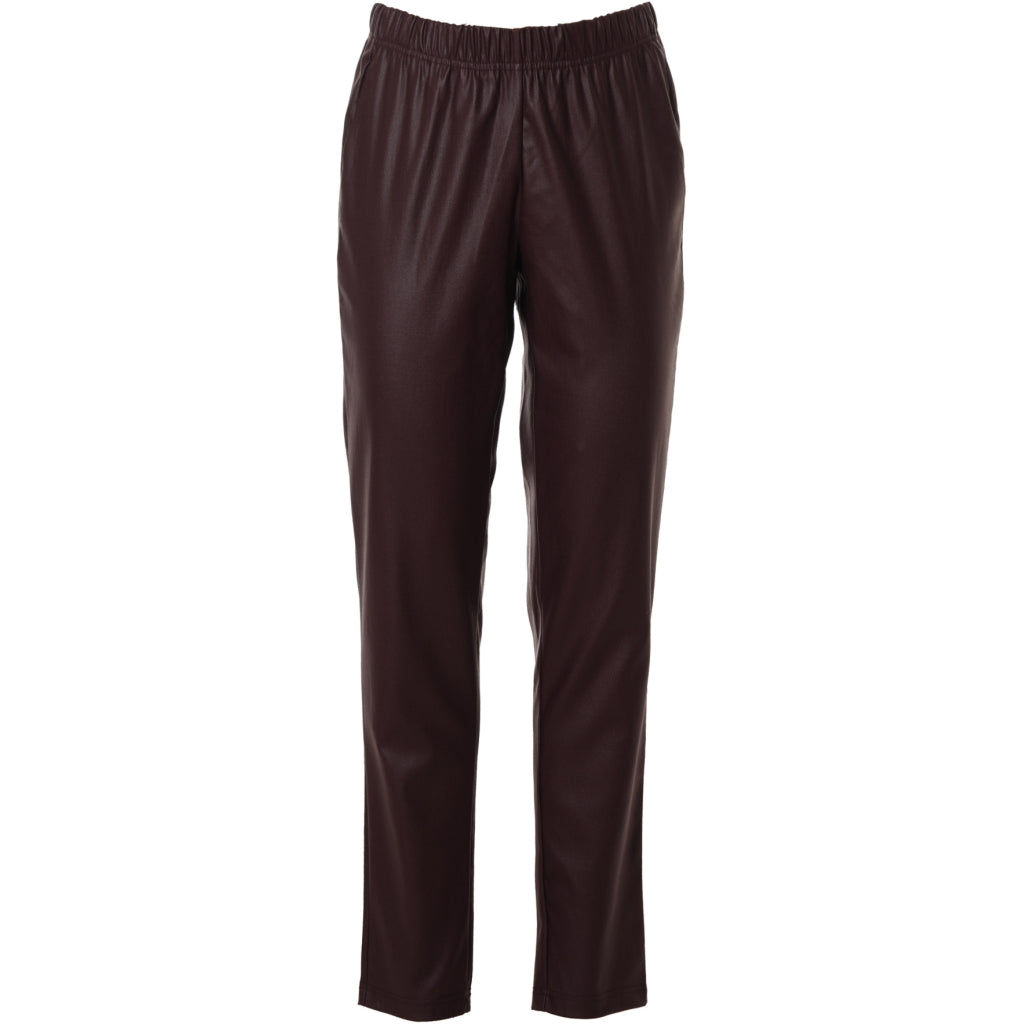 Gozzip Woman Monika Coated Leggings - FLERE FARVER Coated Leggings Eggplant