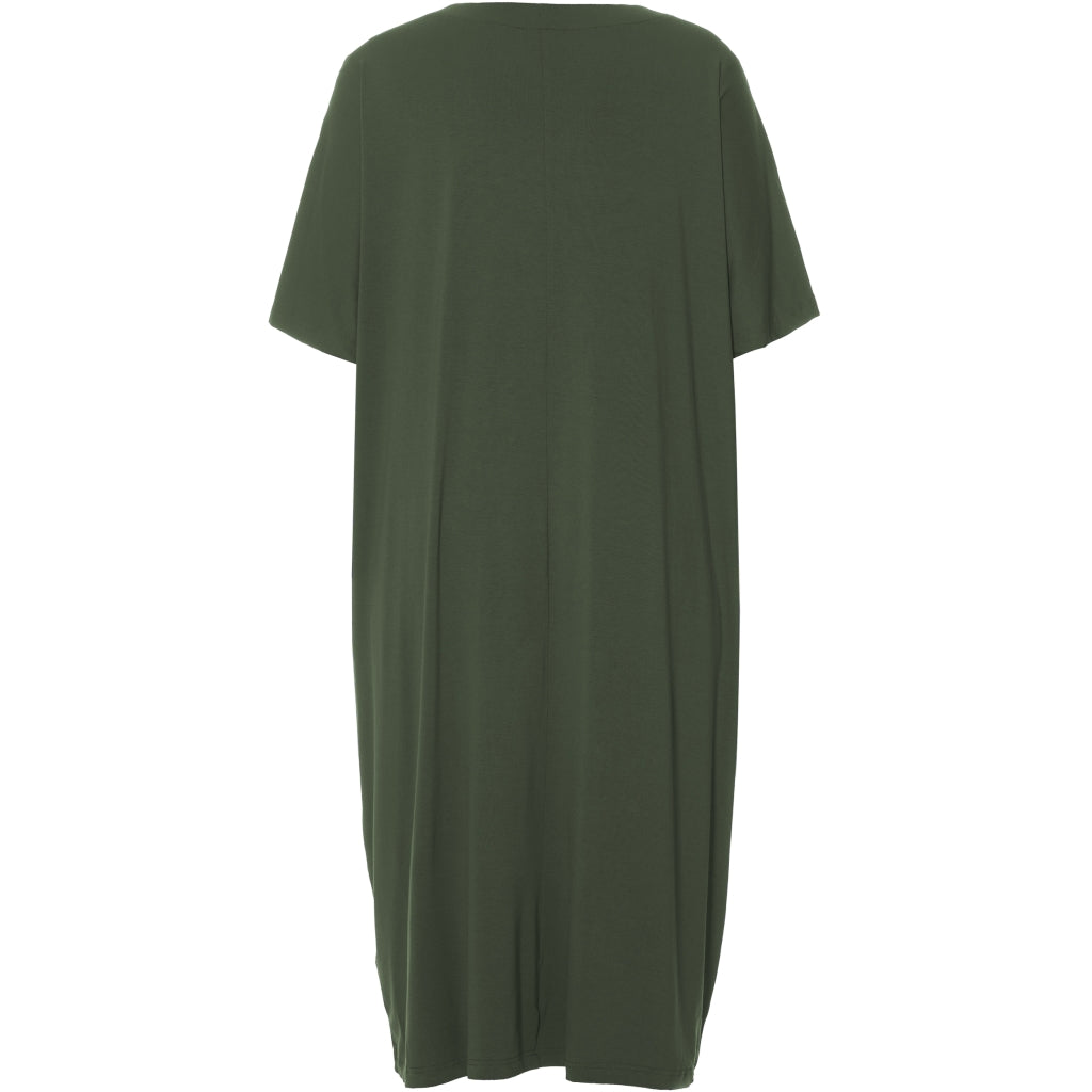 Gozzip Woman Pil Oversize Dress Oversize Dress Army Green