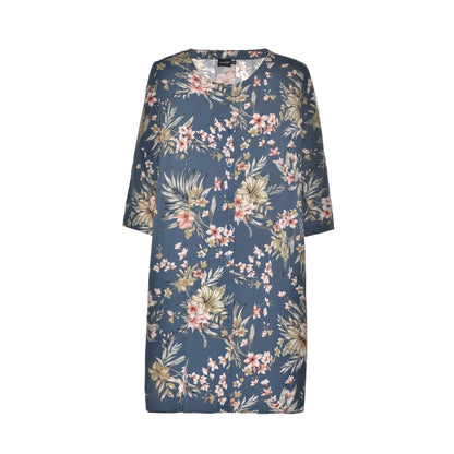 Gozzip Woman Ruth Shirt tunic Shirt Tunic Petrol Printed