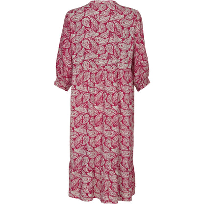 Gozzip Woman Victoria Dress Dress Pink Print
